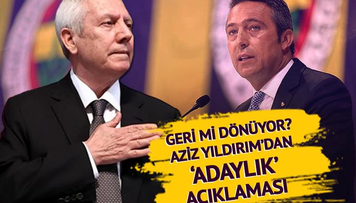 Geri gelecek?  Aziz Yıldırım'dan "aday" açıklaması... Ali Koç'tan sonra tüm hesaplar değişti!  Sadettin Saran ismi öne çıkınca "elbette" denir