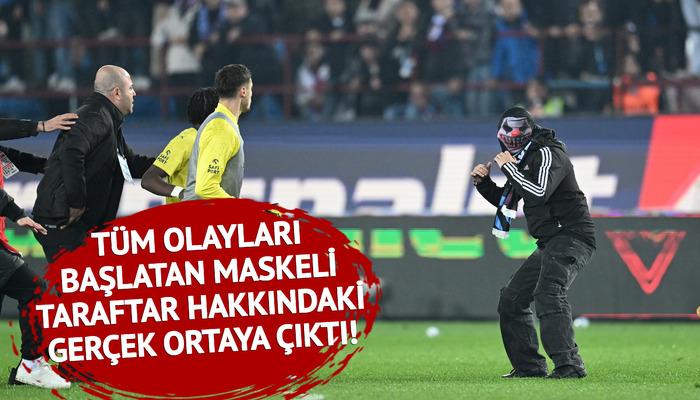 Olaylı Trabzonspor-Fenerbahçe maçında her şeyi başlatan maskeli taraftar hakkındaki gerçek ortaya çıktı!Futbol