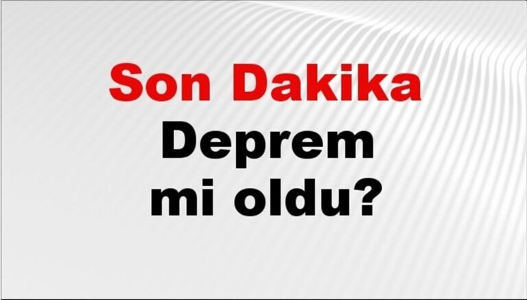 Son dakika Balıkesir’de deprem mi oldu? Az önce deprem Balıkesir’de nerede oldu? Balıkesir deprem Kandilli ve AFAD son depremler listesi 29 Ekim 2025