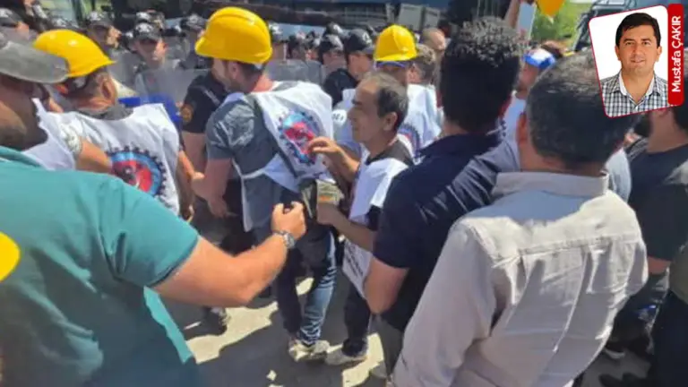 Ankara Merkezine Gelmek İsteyen Madenciler Beypazarı’nda Taleplerini Sürdürüyor