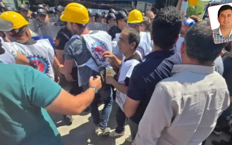 Ankara Merkezine Gelmek İsteyen Madenciler Beypazarı’nda Taleplerini Sürdürüyor
